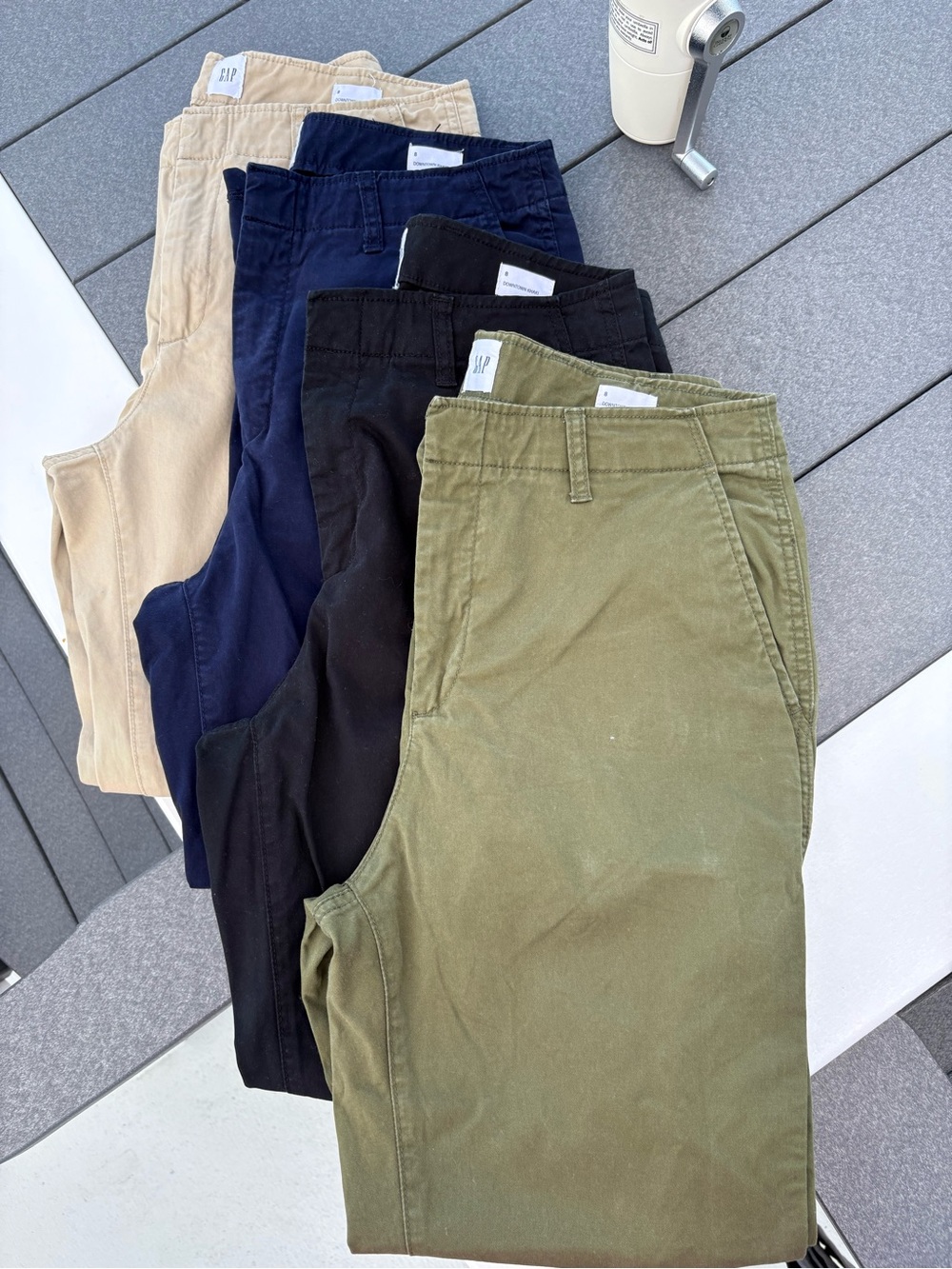 GAP Women’sChino Pants - Olive, Black, Navy, Khaki